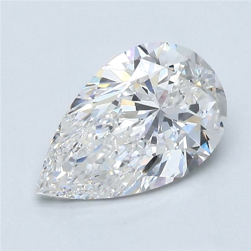 2.51 carat F-VS1 Natūralus Pear Deimantas (1)