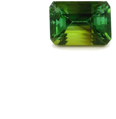 2.01 carat GREEN STEP cut Octagonal Tourmaline (1)