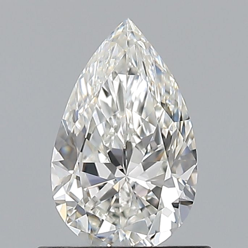0.7 carat G-VS1 Natūralus Pear Deimantas (1)