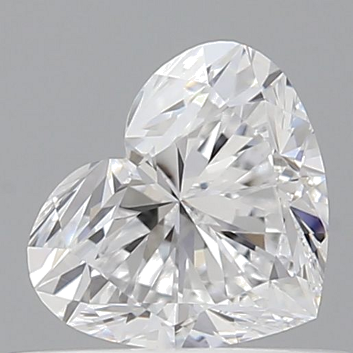 0.51 carat D-VVS2 Natūralus Heart Deimantas (1)