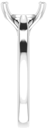 Sužadėtuvių Žiedas 18k white gold Oval 11mm x 9mm (4)