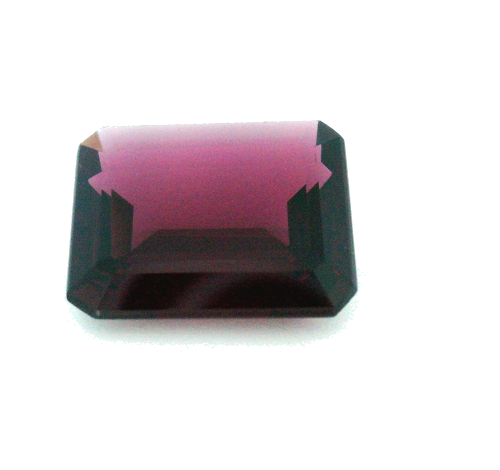 5.91 carat PURPLE STEP cut Octagonal Garnet (1)