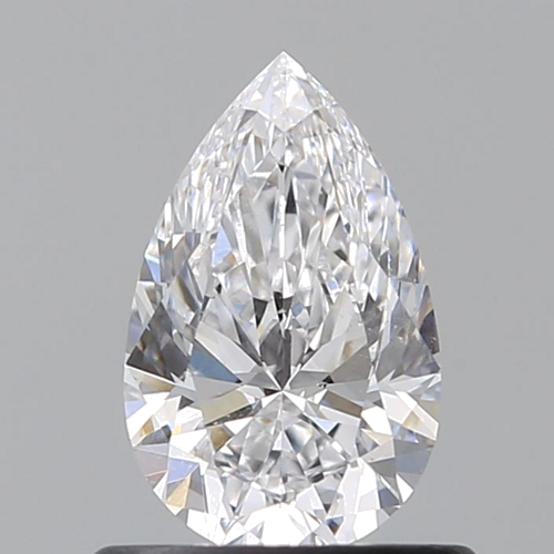 0.7 carat D-SI1 Natūralus Pear Deimantas (1)