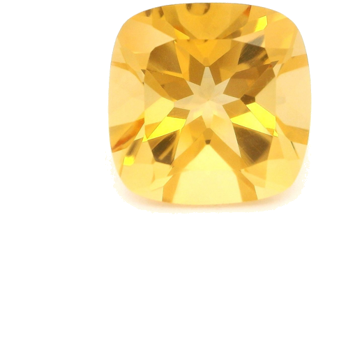 6.82 carat YELLOW Cushion Citrine (1)