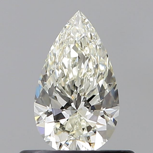 0.5 carat K-VS2 Natūralus Pear Deimantas (1)