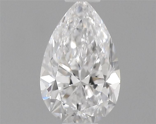 0.51 carat D-VS1 Natūralus Pear Deimantas (1)