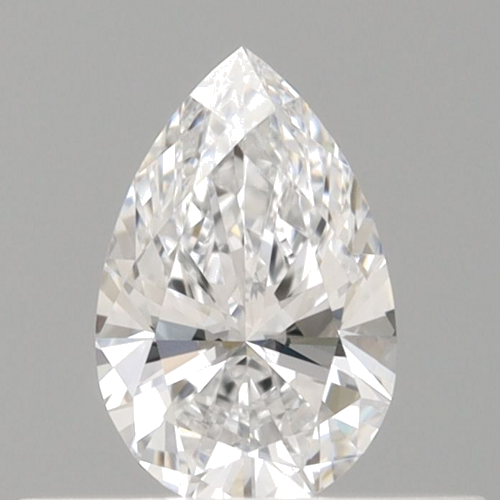 0.3 carat D-VVS1 Natūralus Pear Deimantas (1)