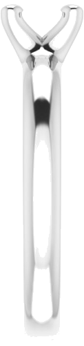 Sužadėtuvių Žiedas „Solitaire“ 14k white gold Round 5.2mm (4)