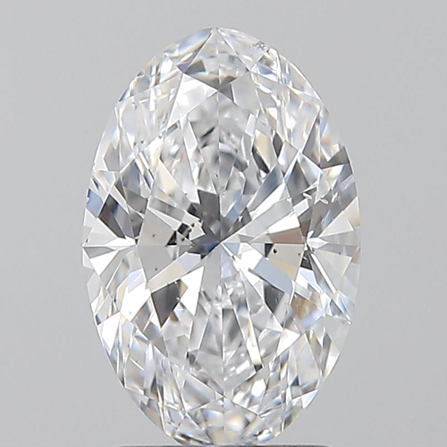 2.01 carat D-SI1 Natūralus Oval Deimantas (1)