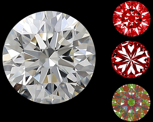 0.76 carat J-VS2 Excellent cut Natūralus Round Deimantas (1)