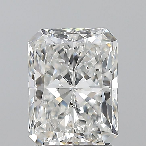 1.7 carat F-SI2 Natūralus Radiant Deimantas (1)