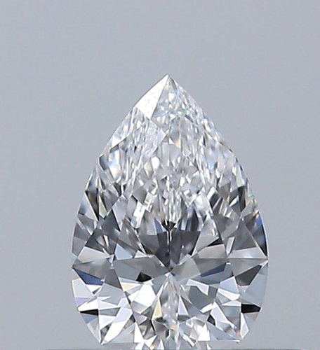 0.3 carat D-VVS2 Natūralus Pear Deimantas (1)
