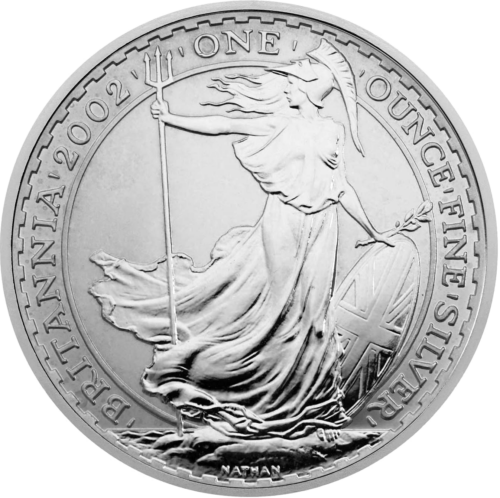 1 oz Britannia 2002 Great Britain Silver Coin (1)