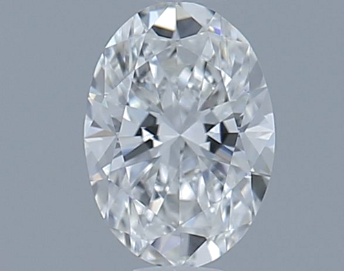 0.4 carat F-VVS2 Natūralus Oval Deimantas (1)