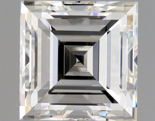 0.51 carat H-VVS1 Natūralus Square Radiant Deimantas (1)