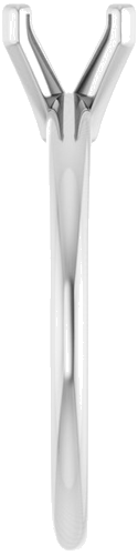 Sužadėtuvių Žiedas 10k white gold Cushion 5.5mm (4)