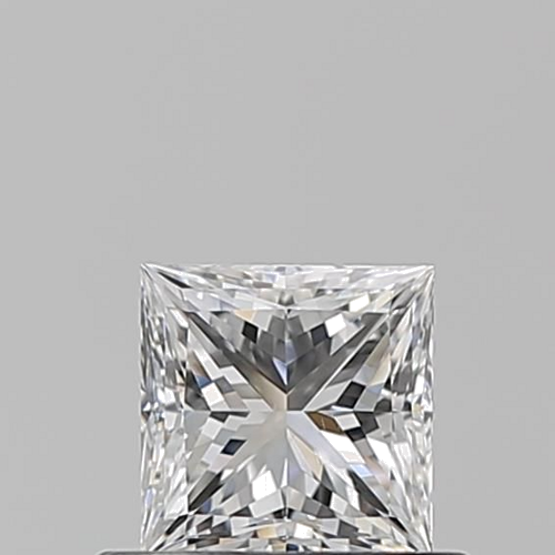 0.53 carat E-VS2 Natūralus Princess Deimantas (1)
