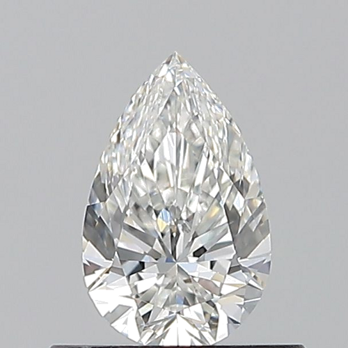 0.5 carat F-VS1 Natūralus Pear Deimantas (1)