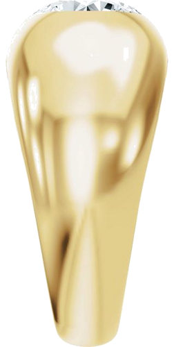 Sužadėtuvių Žiedas „Solitaire“ 14k yellow gold Round 8.2mm (4)