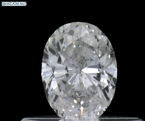 0.35 carat E-SI2 Natūralus Oval Deimantas (1)