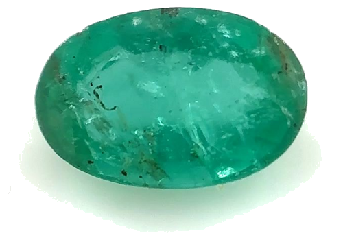 0.52 carat GREEN Oval Smaragdas (1)