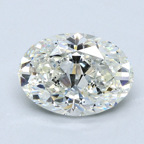 3.51 carat J-SI1 Natūralus Oval Deimantas (1)
