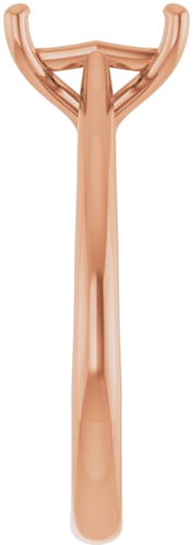 Sužadėtuvių Žiedas „Solitaire“ 585 Rožinis Aukso Emerald 8mm x 6mm (4)