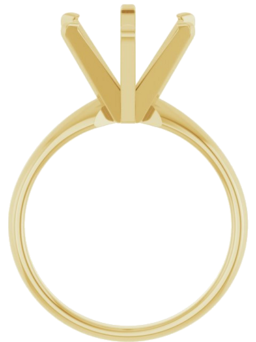 Sužadėtuvių Žiedas „Solitaire“ 14k yellow gold Oval 12mm x 10mm (2)