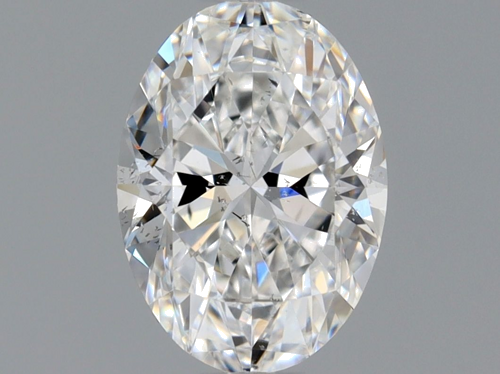 0.6 carat E-SI1 Natūralus Oval Deimantas (1)