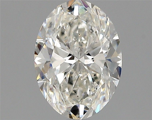 1.3 carat H-SI2 Natūralus Oval Deimantas (1)