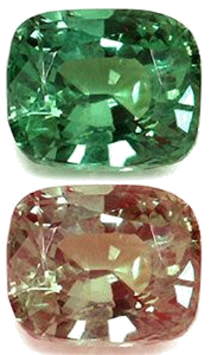 0.59 carat GREEN Cushion Alexandrite (1)