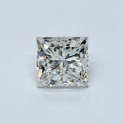 0.52 carat J-VVS1 Natūralus Princess Deimantas (1)