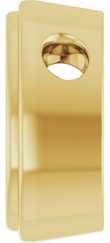 Pakabukas „Bezel-Set Solitaire“ 14k yellow gold Pear 8mm x 5mm (3)
