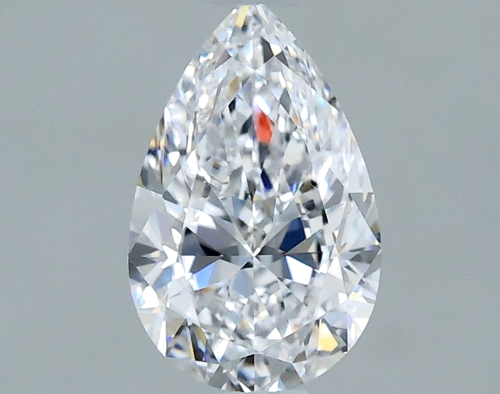 0.7 carat D-VS2 Natūralus Pear Deimantas (1)
