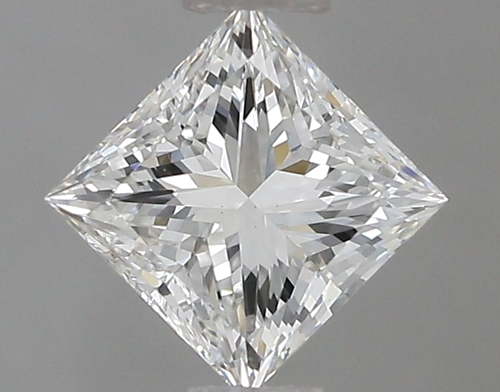 0.75 carat H-VVS2 Natūralus Princess Deimantas (1)
