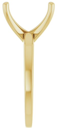 Sužadėtuvių Žiedas „Solitaire“ 14k yellow gold Emerald 11mm x 9mm (4)