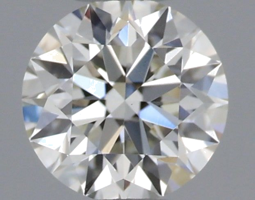 0.32 carat J-VS2 Excellent cut Natūralus Round Deimantas (1)