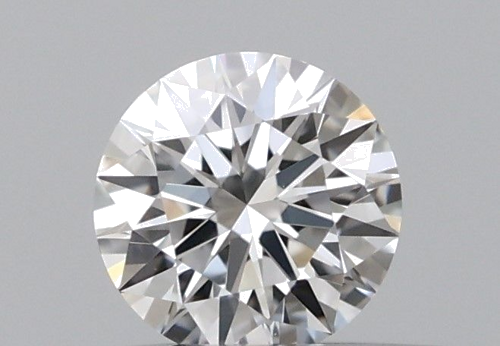 0.19 carat F-VVS1 Excellent cut Natūralus Round Deimantas (1)
