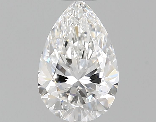 0.42 carat F-VS2 Natūralus Pear Deimantas (1)
