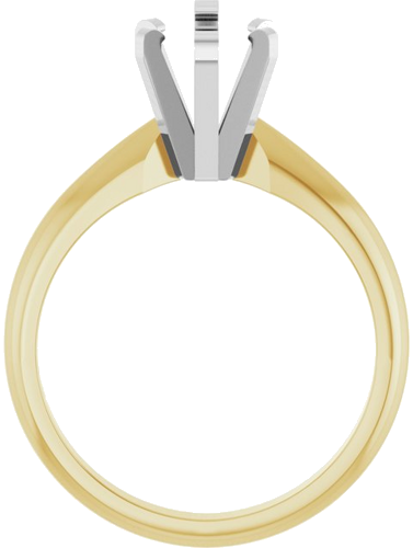 Sužadėtuvių Žiedas „Knife-Edge Solitaire“ 14k yellow/white gold Pear 10mm x 6mm (2)