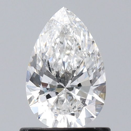 0.82 carat F-SI2 Natūralus Pear Deimantas (1)
