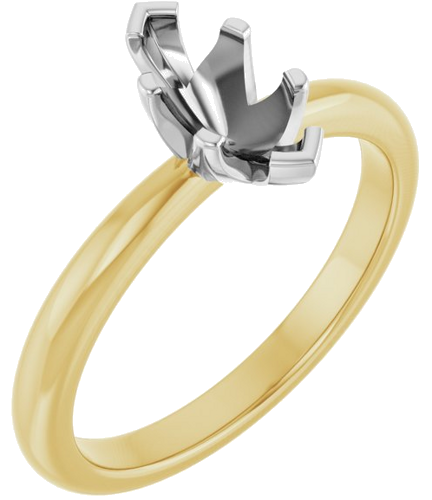 Sužadėtuvių Žiedas „Solstice Solitaire®“ 14k yellow/white gold Marquise 8.5mm x 4.5mm (1)
