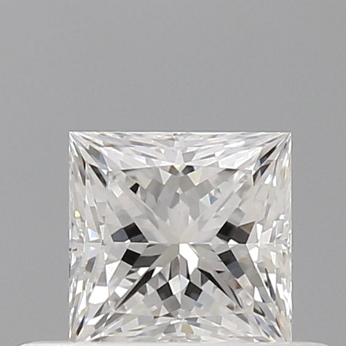 0.4 carat F-VVS1 Natūralus Princess Deimantas (1)