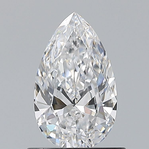 0.7 carat D-IF Natūralus Pear Deimantas (1)