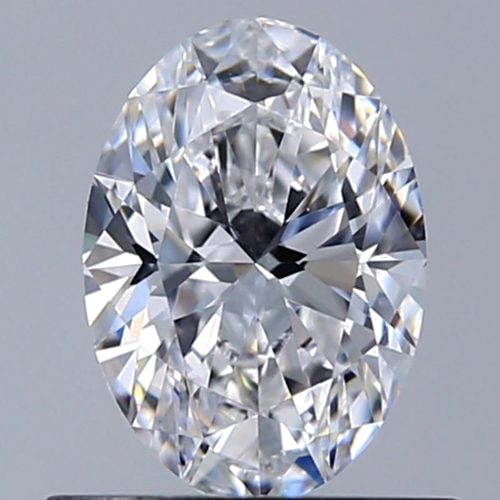 0.61 carat D-VVS2 Natūralus Oval Deimantas (1)