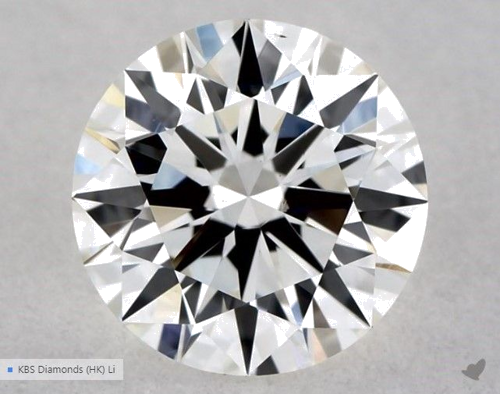0.55 carat G-VS1 Excellent cut Natūralus Round Deimantas (1)