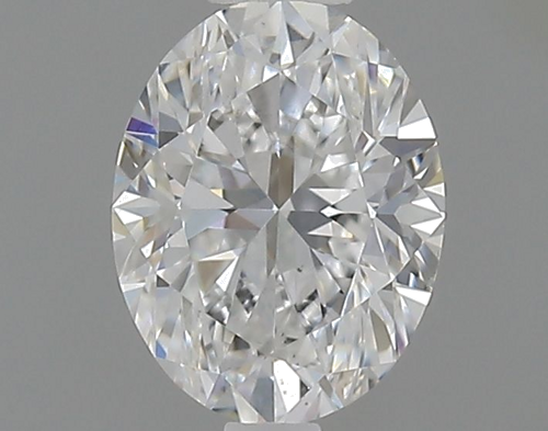 0.5 carat E-SI1 Natūralus Oval Deimantas (1)