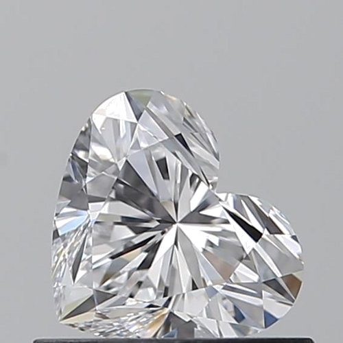 0.6 carat D-VS1 Natūralus Heart Deimantas (1)