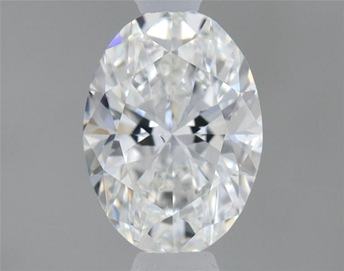 0.61 carat F-SI1 Natūralus Oval Deimantas (1)