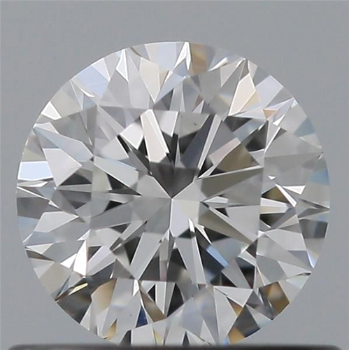 0.58 carat F-VVS2 Excellent cut Natūralus Round Deimantas (1)